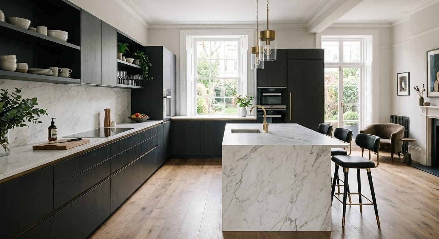 Modern L-Shape Kitchen
